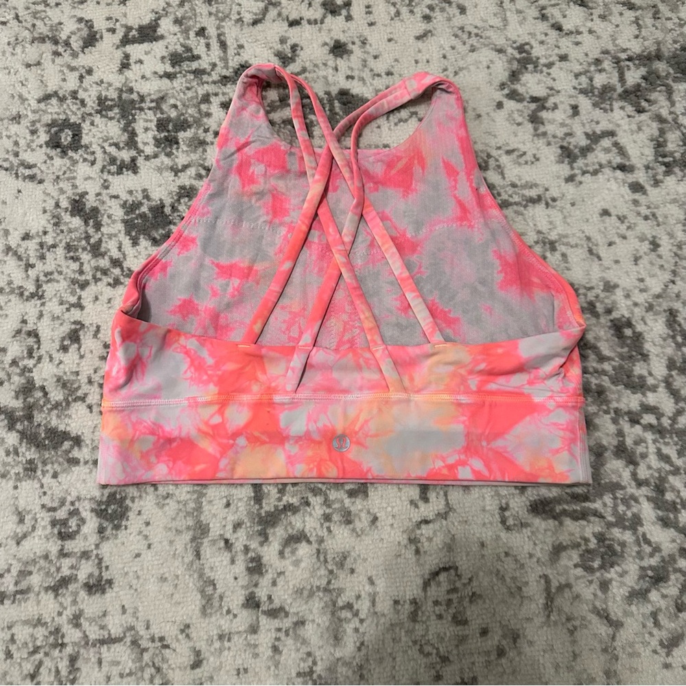 Lululemon Energy High-Neck Longline Bra Medium Support - Size 10